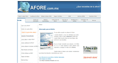 Desktop Screenshot of afore.com.mx