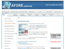 Tablet Screenshot of afore.com.mx
